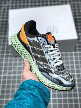 Picture of adidas 4D Run 1.0 White/Core Black-Signal Coral FW1233 For Sale