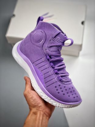 Picture of Curry 4 Flotro Vivid Lilac White For Sale