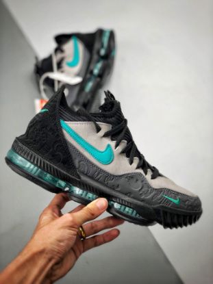 Picture of atmos x Nike LeBron 16 Low “Clear Jade” CD9471-003 For Sale