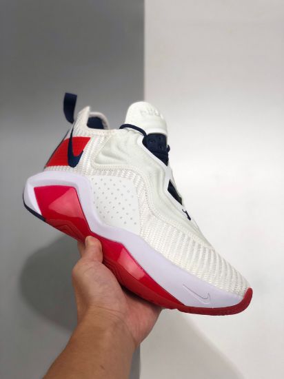Picture of Nike LeBron Soldier 14 “White/Red” CK6024-100 For Sale