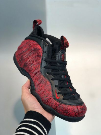 Picture of Nike Air Foamposite One “Lava” Black/Total Crimson-Bright Crimson For Sale