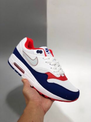 Picture of Nike Air Max 1 White Red Blue CJ9927-100 On Sale