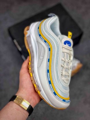Picture of Undefeated x Nike Air Max 97 Sail/White-Aero Blue-Midwest Gold For Sale