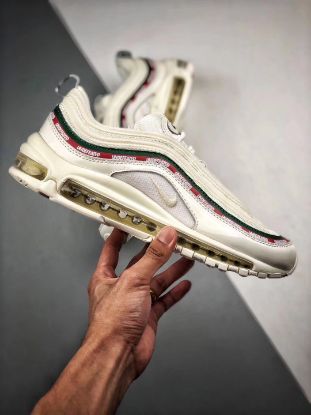 Picture of Undefeated x Nike Air Max 97 OG Sail/White-Gorge Green-Speed Red On Sale