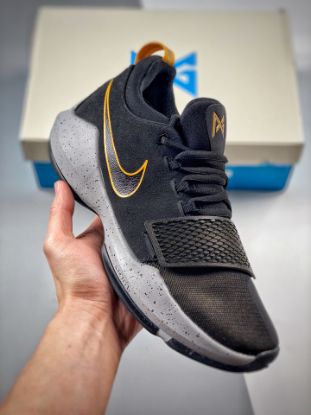 Picture of Nike PG 1 Black/University Gold-Wolf Grey 878628-006 For Sale