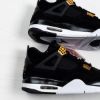 Picture of Air Jordan 4 “Royalty” Black/Metallic Gold-White For Sale