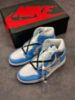 Picture of Supreme x Air Jordan 1 High Stars University Blue For Sale