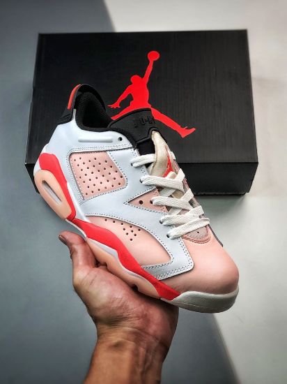Picture of Air Jordan 6 GS White/Atmosphere-Infrared 23-Black For Sale