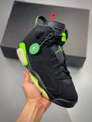 Picture of Air Jordan 6 Black/Electric Green CT8529-003 For Sale