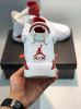 Picture of Air Jordan 6 Retro Off White/Maroon 384664-116 For Sale