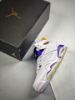 Picture of Jordan Flight Club 91 “Lakers” White/Court Purple-University Gold For Sale