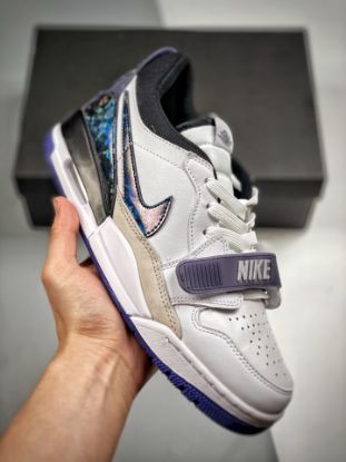 Picture of Jordan Legacy 312 Low “25th Anniversary” White/Grey DV1719-100 For Sale