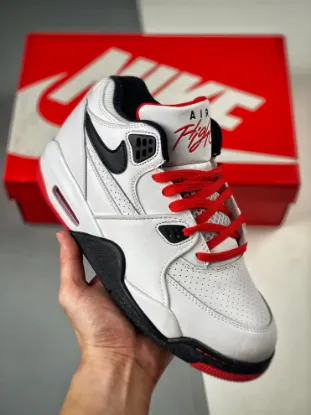 Picture of Nike Air Flight ’89 White/Black-Sport Red 306252-107 For Sale
