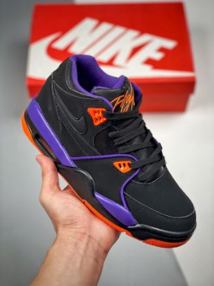 Picture of Nike Air Flight 89 ‘Black Court Purple’ CU4838-001 For Sale