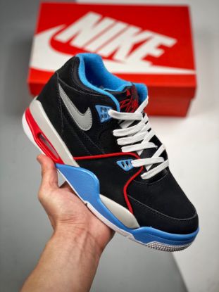Picture of Nike Air Flight 89 “Chicago” Black Red Blue For Sale