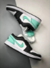 Picture of Air Jordan 1 Low White/Black-Green Glow 553558-131 For Sale