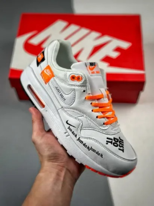 Picture of Nike Air Max 1 Just Do It Pack White Total Orange AO1021-100 For Sale