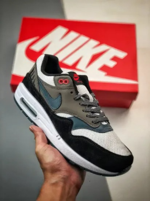 Picture of Nike Air Max 1 PRM White/State Blue-Black-Grey FJ0698-100 For Sale