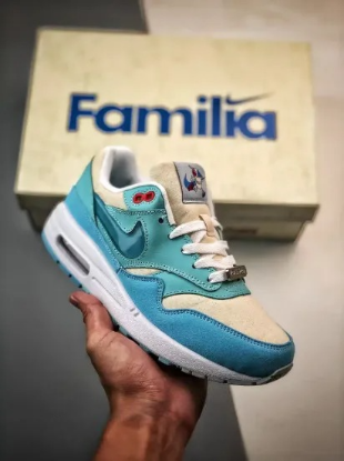 Picture of Nike Air Max 1 Puerto Rico Blue Gale FD6955-400 For Sale