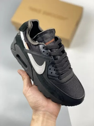 Picture of OFF-WHITE x Nike Air Max 90 Black AA7293-001 For Sale